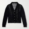 Academy Open-Knit Linen-Blend Cardigan Academy Open-Knit Linen-Blend Cardigan