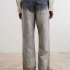 Rig Wide-Leg Paint-Splattered Jeans - BK
