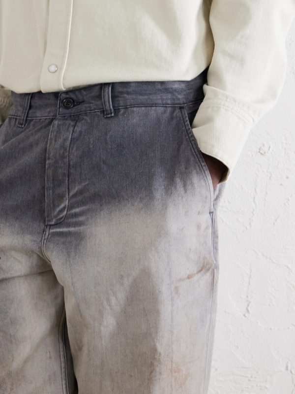 Rig Wide-Leg Paint-Splattered Jeans - E1