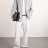 Above Striped Cotton and Linen-Blend Shirt - OU Above Striped Cotton and Linen-Blend Shirt - OU