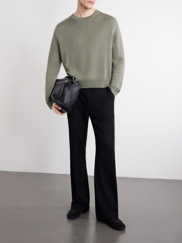Knitted Cotton Sweater - OU