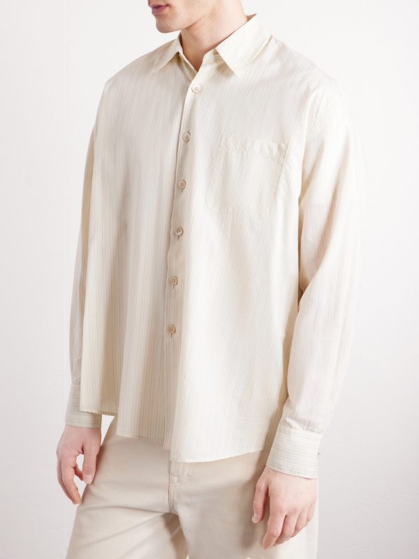 Above Striped Lyocell Shirt - FR Above Striped Lyocell Shirt - FR