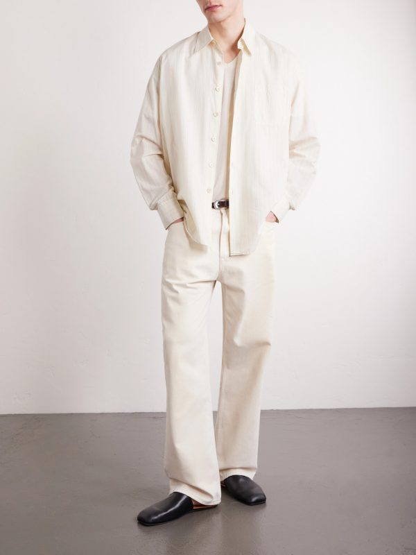 Above Striped Lyocell Shirt - OU Above Striped Lyocell Shirt - OU