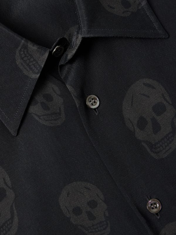 Printed Satin Shirt - CU Printed Satin Shirt - CU