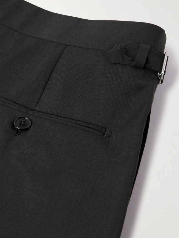 Prince of Wales Check Straight-Leg Wool Trousers - CU Prince of Wales Check Straight-Leg Wool Trousers - CU