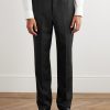 Prince of Wales Check Straight-Leg Wool Trousers - FR Prince of Wales Check Straight-Leg Wool Trousers - FR