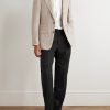Prince of Wales Check Straight-Leg Wool Trousers - OU Prince of Wales Check Straight-Leg Wool Trousers - OU