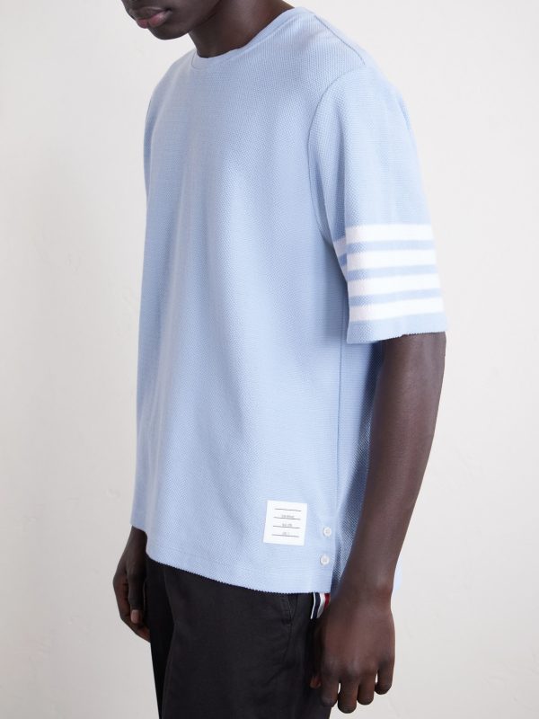 Striped Cotton-Piqué T-Shirt - CU Striped Cotton-Piqué T-Shirt - CU