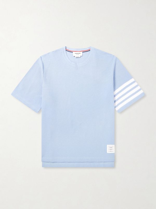 Striped Cotton-Piqué T-Shirt Striped Cotton-Piqué T-Shirt