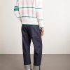 Striped Cotton Cardigan - BK