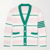 Striped Cotton Cardigan