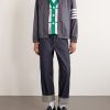Striped Cotton Cardigan - OU
