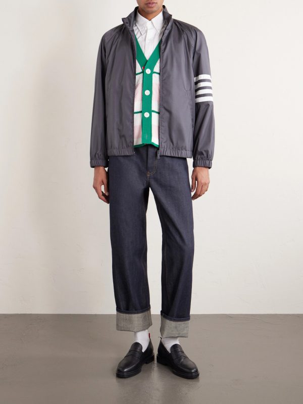 Striped Cotton Cardigan - OU