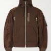 Shell-Trimmed Cotton-Blend Jersey Zip-Up Hoodie Shell-Trimmed Cotton-Blend Jersey Zip-Up Hoodie