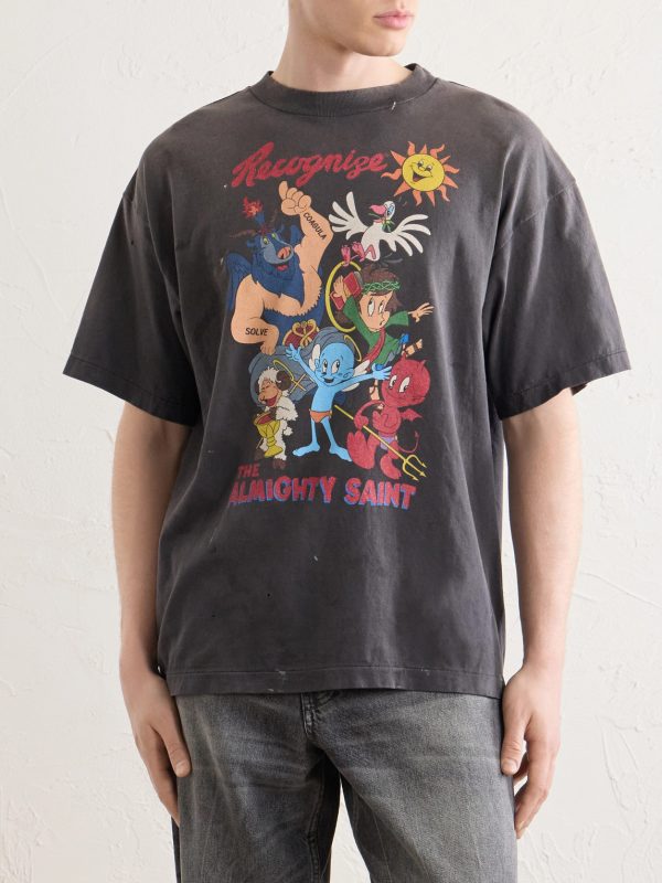 Paint-Splattered Printed Cotton-Jersey T-Shirt - FR
