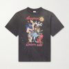 Paint-Splattered Printed Cotton-Jersey T-Shirt