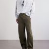 Convertible-Collar Checked Flannel Shirt - OU Convertible-Collar Checked Flannel Shirt - OU