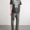 + BAPE® Distressed Printed Cotton-Jersey T-Shirt - BK