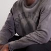 Abberation Distressed Printed Cotton-Jersey Sweater - CU