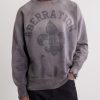 Abberation Distressed Printed Cotton-Jersey Sweater - FR