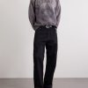 Abberation Distressed Printed Cotton-Jersey Sweater - OU