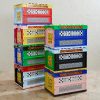 Logo-Printed Color-Block Set of 7 Foldable Boxes