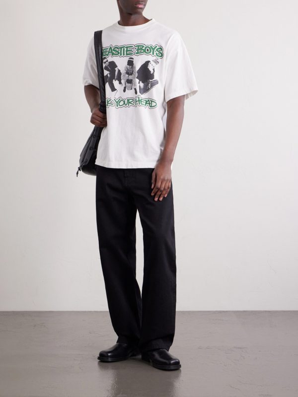 + Beastie Boys Printed Cotton-Jersey T-shirt - OU + Beastie Boys Printed Cotton-Jersey T-shirt - OU