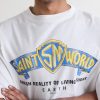 Saint World Logo-Print Cotton-Jersey T-shirt - CU