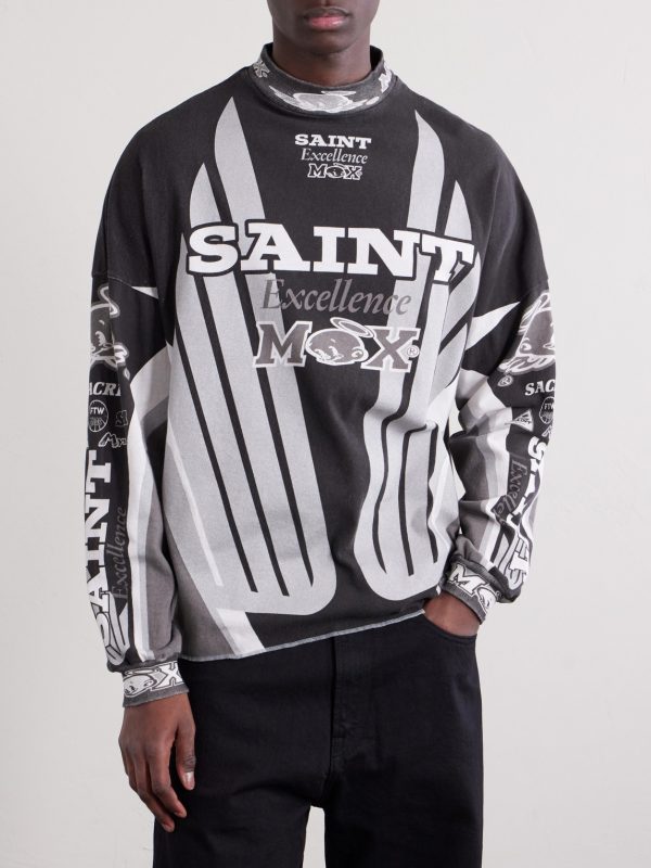 Printed Cotton-Jersey Sweater - FR