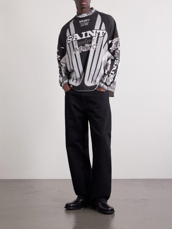 Printed Cotton-Jersey Sweater - OU