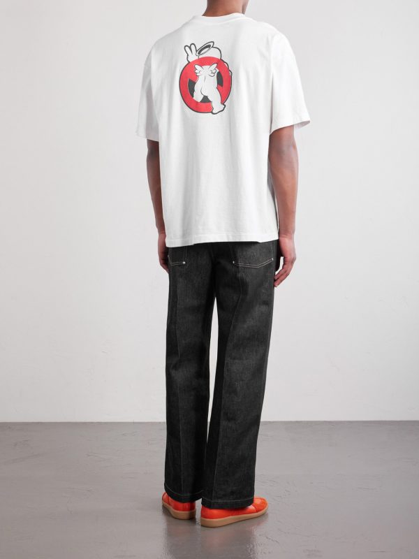 Saint Horror Printed Cotton-Jersey T-Shirt - BK Saint Horror Printed Cotton-Jersey T-Shirt - BK