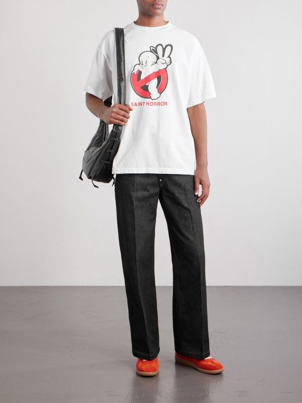 Saint Horror Printed Cotton-Jersey T-Shirt - OU Saint Horror Printed Cotton-Jersey T-Shirt - OU
