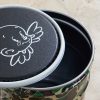+ Bape Camouflage-Print Metal Can Stool - CU + Bape Camouflage-Print Metal Can Stool - CU