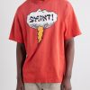 Distressed Logo-Print Cotton-Jersey T-Shirt - FR Distressed Logo-Print Cotton-Jersey T-Shirt - FR