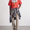 Distressed Logo-Print Cotton-Jersey T-Shirt - OU Distressed Logo-Print Cotton-Jersey T-Shirt - OU