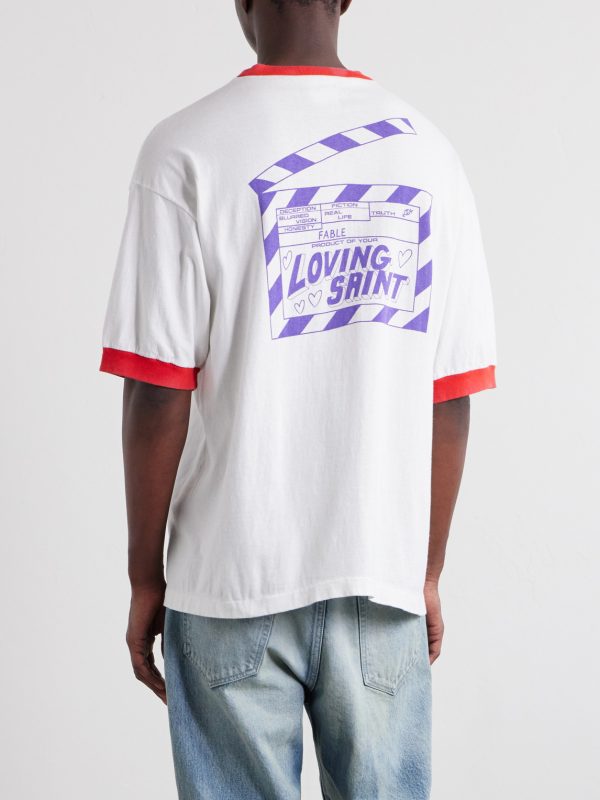 I Love Saint Cotton-Jersey T-Shirt - BK