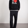 I Love Saint Logo-Print Cotton-Jersey Hoodie - OU