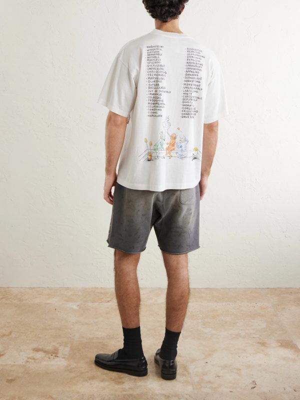 Saint Wet Printed Cotton-Jersey T-Shirt - BK Saint Wet Printed Cotton-Jersey T-Shirt - BK