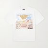 Saint Wet Printed Cotton-Jersey T-Shirt Saint Wet Printed Cotton-Jersey T-Shirt