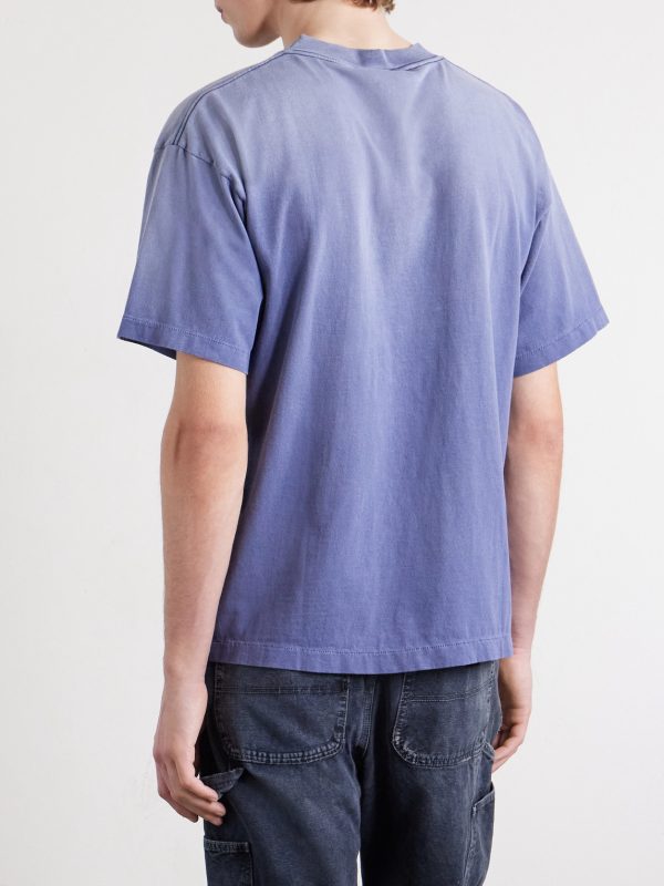 + BAPE® Distressed Printed Cotton-Jersey T-Shirt - BK