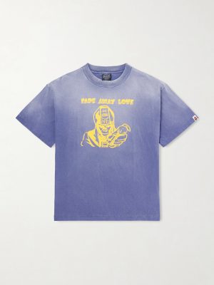 + BAPE® Distressed Printed Cotton-Jersey T-Shirt + BAPE® Distressed Printed Cotton-Jersey T-Shirt