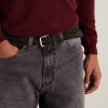3.5cm Woven Suede Belt - FR