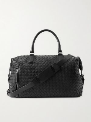 Woven Leather Weekend Bag Woven Leather Weekend Bag