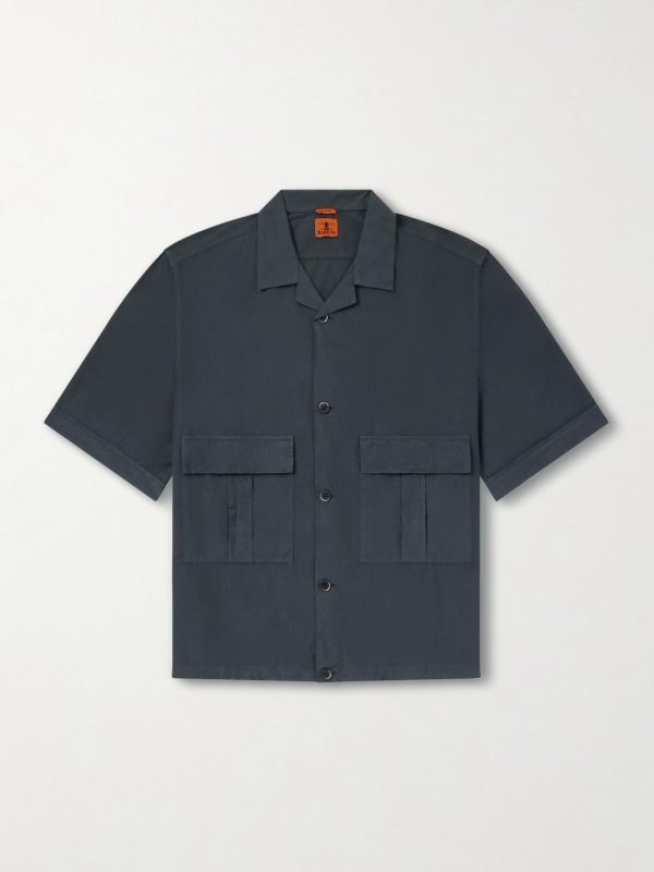 Camp-Collar Cotton-Poplin Shirt Camp-Collar Cotton-Poplin Shirt