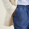 Tapered Linen and Cotton-Blend Trousers - CU Tapered Linen and Cotton-Blend Trousers - CU
