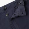 Straight-Leg Garment-Dyed Cotton Trousers - E1