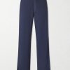 Straight-Leg Garment-Dyed Cotton Trousers