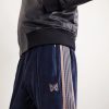 Logo-Embroidered Striped Velour Track Pants - CU Logo-Embroidered Striped Velour Track Pants - CU