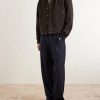 Piping Cowboy Logo-Embroidered Woven Jacket - OU Piping Cowboy Logo-Embroidered Woven Jacket - OU