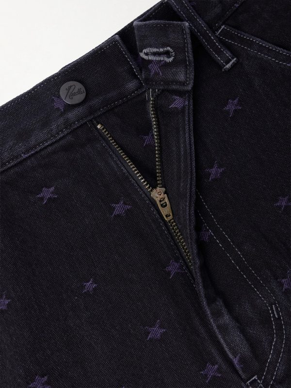 Painter Straight-Leg Embroidered Jeans - E1 Painter Straight-Leg Embroidered Jeans - E1